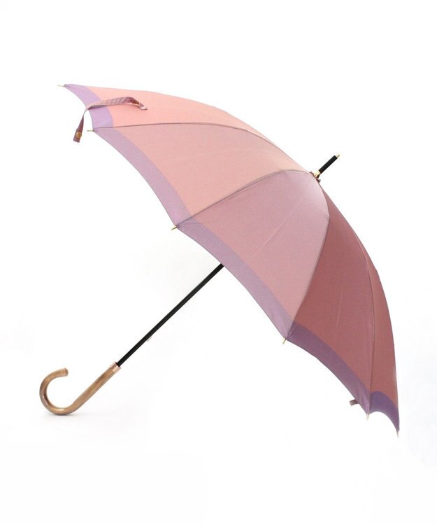 槇田商店 SCENE グログランシャンブレー ピンク 長傘 ピンク