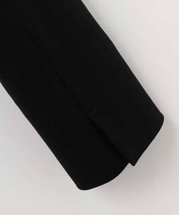 自由区 【XSサイズ～/洗える】WASHABLEPONTE カラーレスジャケット ブラック系