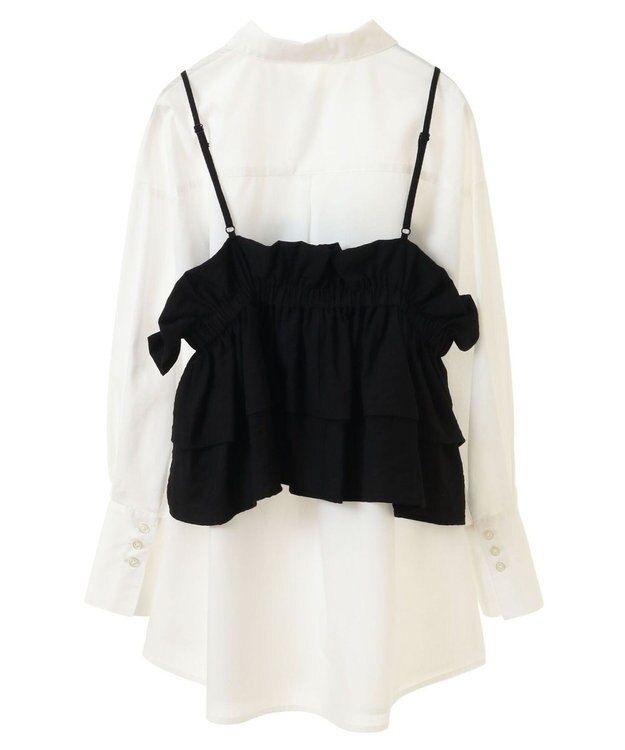 Green Parks armonia.ビスチェセットシャツチュニック Black