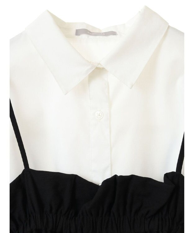 Green Parks armonia.ビスチェセットシャツチュニック Black