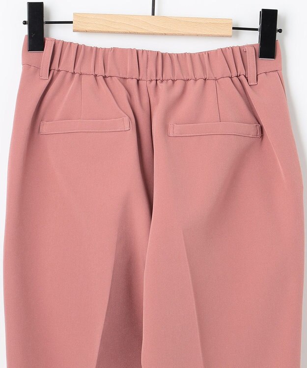 SHARE PARK LADIES 【洗える】ダブルクロスストレッチパンツ ピンク