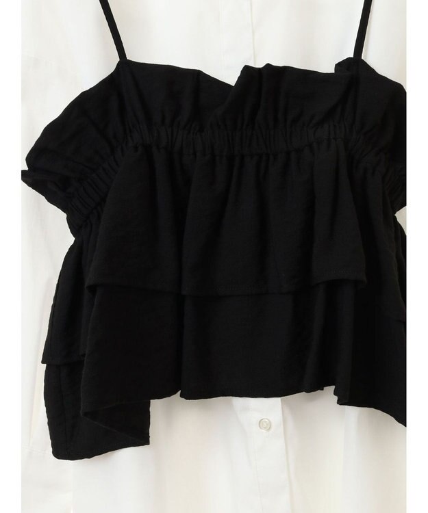 Green Parks armonia.ビスチェセットシャツチュニック Black