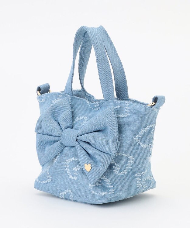 ANY KIDS 2WAY リボンバッグ デニム