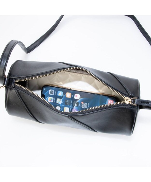 UNBILLION カシュカシュ cachecache / シリンダー2wayショルダー ブラック