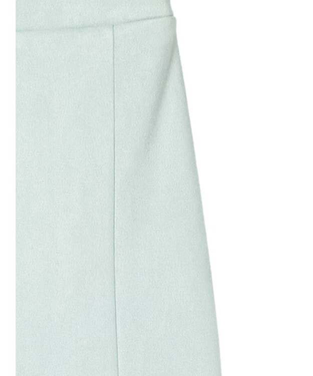 Green Parks マシュマロスエードＩラインスカート Sax