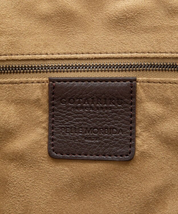 GOTAIRIKU 別注/日本製【PELLE MORBIDA×GOTAIRIKU】レザー トートバッグ ダークブラウン系