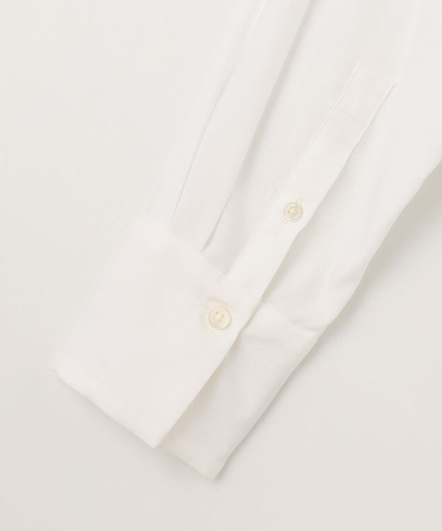 自由区 L 【洗える】SOMELOSバンドカラー ブラウス オフ