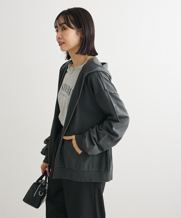 Green Parks ピグメントパーカー Charcoal Gray