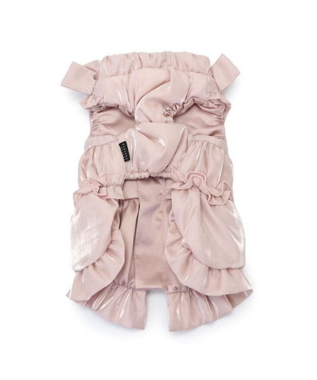 PET PARADISE cherircouture リボン ギャザーベスト 《ピンク》 小型犬 ピンク