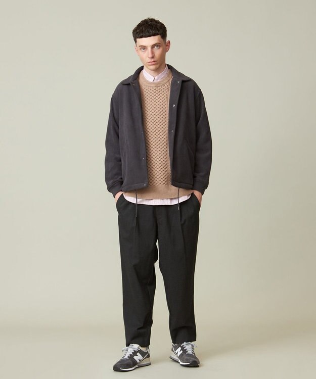 J.PRESS YORK STREET 【UNISEX】コーデュロイ コーチジャケット グレー系