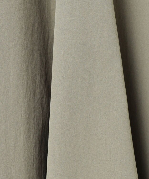 23区 L 【洗える】ストレッチタイプライター フレア スカート ライトカーキ系