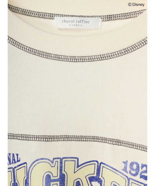 Green Parks Ｄｉｓｎｅｙ／配色ステッチチュニック Ivory