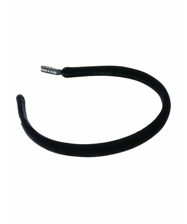 ACCA ヴェルベットリボンヘッドバンド ブラック