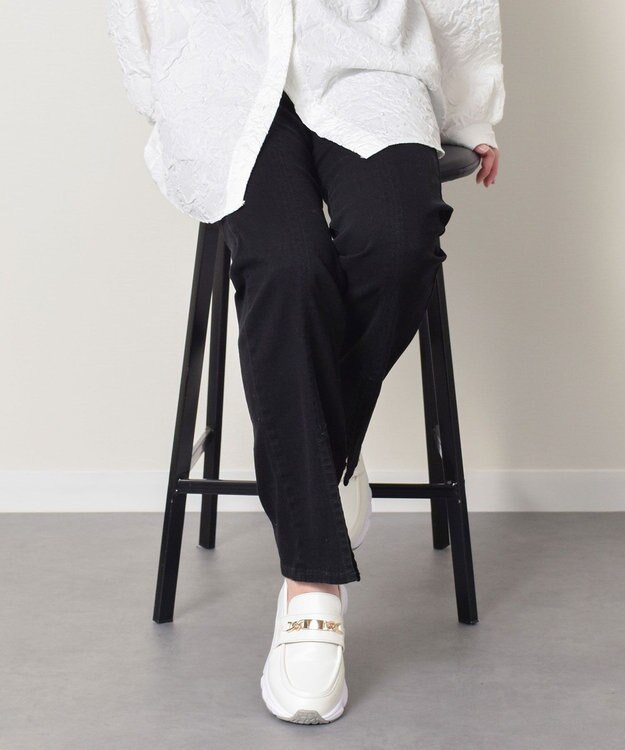 Bridget Birkin 【PARADIS COULEUR】メタルチェーンローファースニーカー オフホワイト