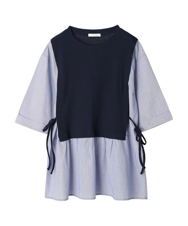 Green Parks テレコドッキングチュニック Stripe