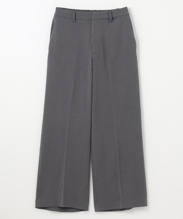 ANY L 【洗濯機可/ウエストゴム/２ＷＡＹストレッチ】ワイドパンツ チャコール