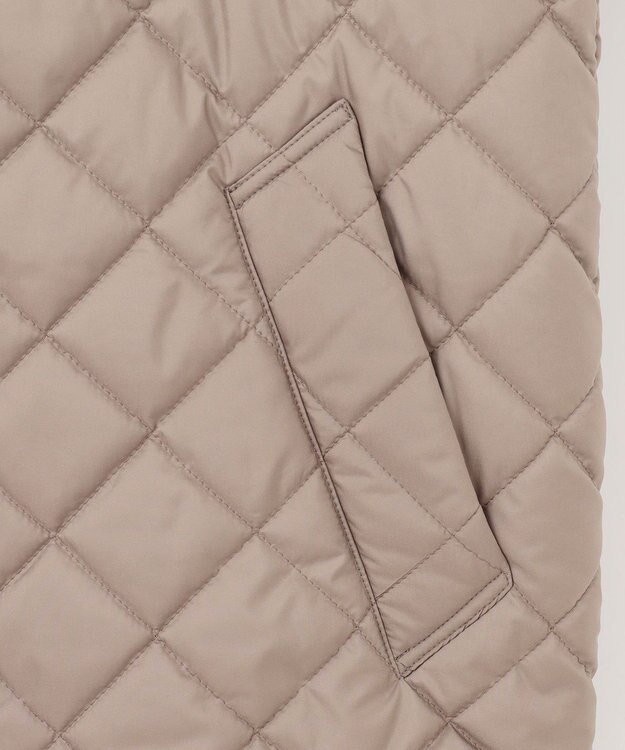 BEIGE， 【WEB限定】EIGER / キルトパーカー Mocha