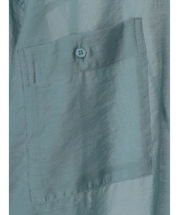 AMERICAN HOLIC シアーＣＯＯＬＷポケットシャツ Sax