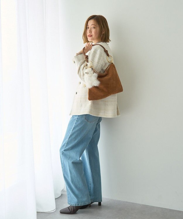 YECCA VECCA 【COSY】BEARバッグチャーム White