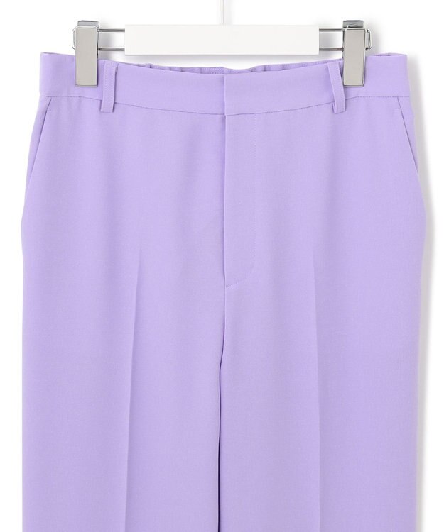 23区 【洗える】トロピカル2WAYストレッチ テーパード パンツ ライラック系