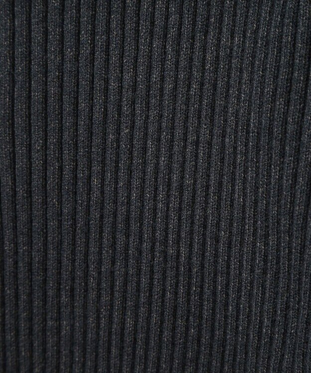 CRAFT STANDARD BOUTIQUE 襟付きニットコンパクトカーディガン Navy