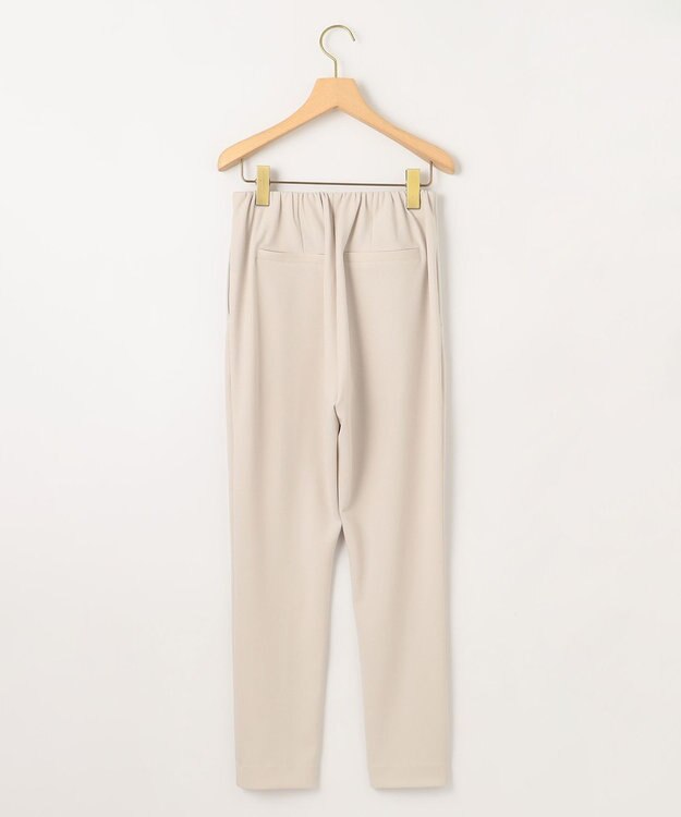 組曲 【接触冷感・吸湿冷感・UVカット】スタイルアップジャージー パンツ サンドベージュ系