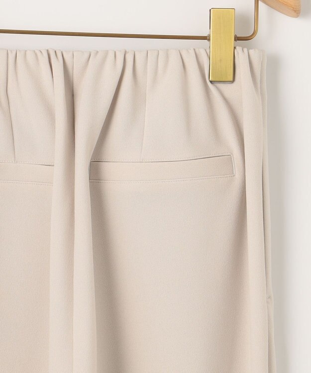 組曲 【接触冷感・吸湿冷感・UVカット】スタイルアップジャージー パンツ サンドベージュ系