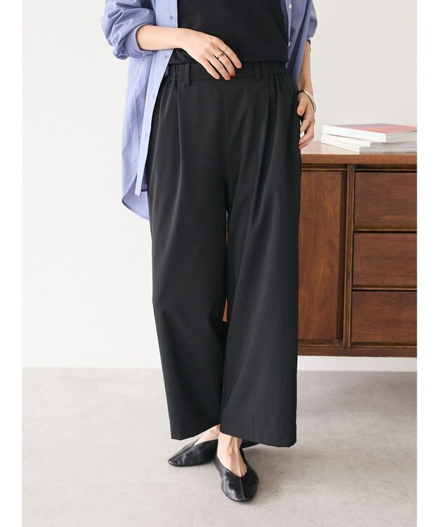 CRAFT STANDARD BOUTIQUE ポリトロイージーパンツ Black