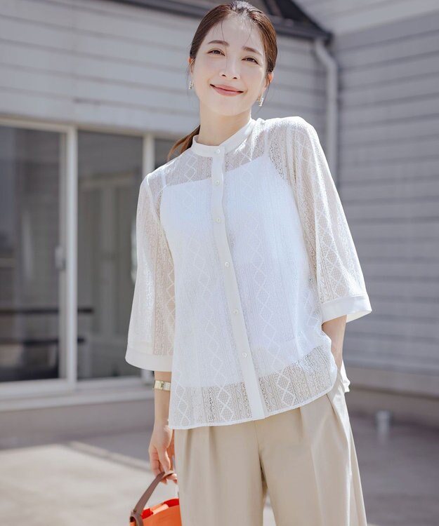 組曲 L キャミソール アイボリー系