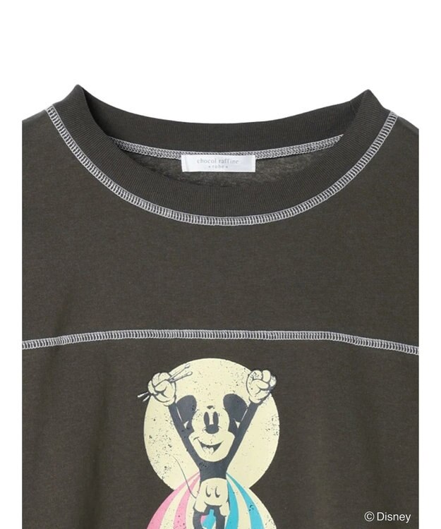 Green Parks Ｄｉｓｎｅｙ／配色ステッチチュニックIII Charcoal Gray