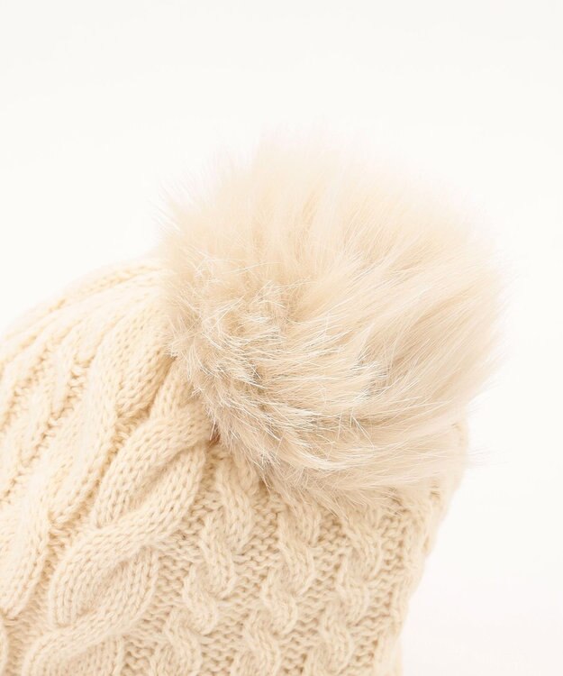 23区GOLF 【WOMEN】ニットキャップ アイボリー系