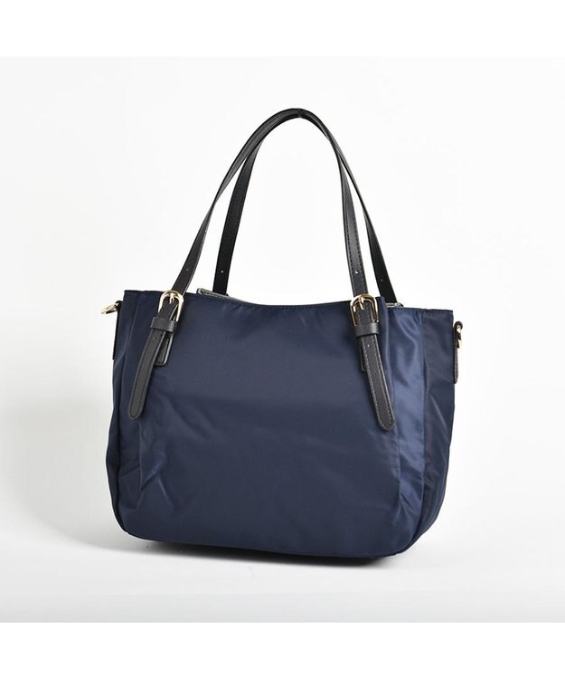 LA BAGAGERIE 【MONICA】ナイロン2WAYトートバッグ Sサイズ ネイビー
