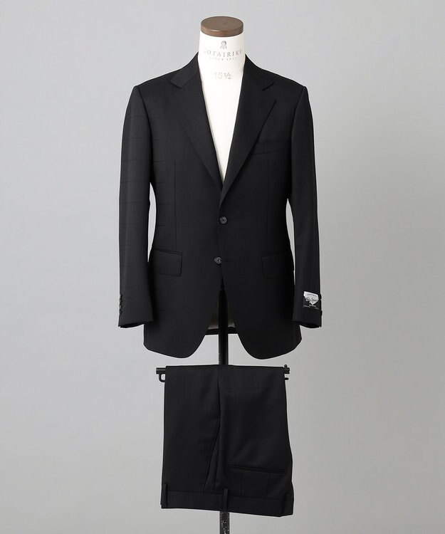 GOTAIRIKU 【御幸毛織】 DRYSPINNER ストレッチ スーツ ブラック系4