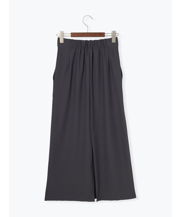 Te chichi フロントZIPトリコットタイトスカート チャコールグレー