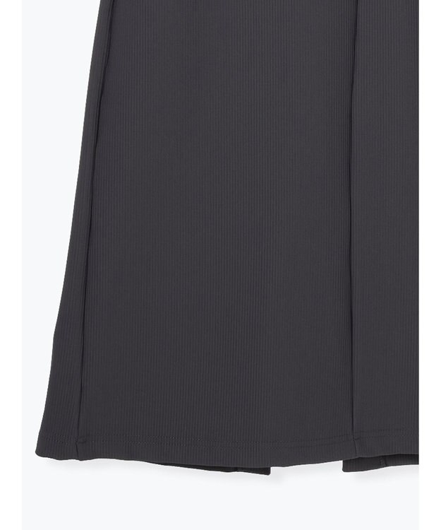 Te chichi フロントZIPトリコットタイトスカート チャコールグレー