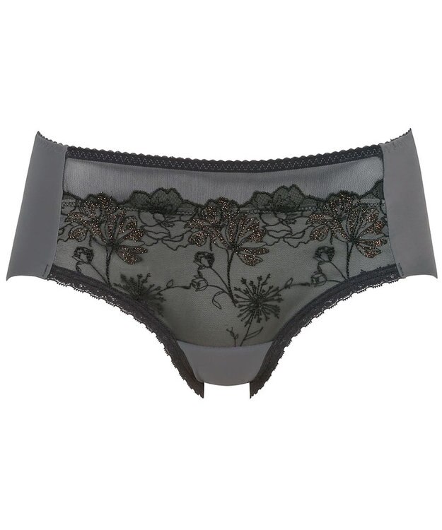 Wing ショーツ　【ときはなつブラ】　KB2871とペア　バック裾はフリーカッティング　はきこみ丈あさめ　ウイング／ワコール　KF2471 ダークブラウン