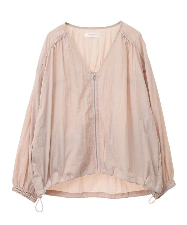 Green Parks Ｖネックドロストライトブルゾン Pink