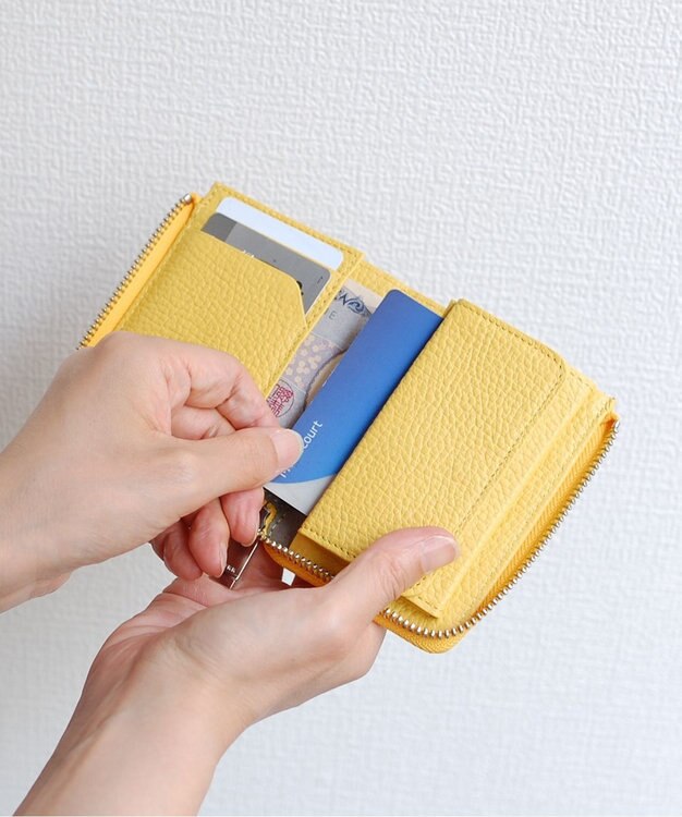 blancle シュリンクレザー Jジップウォレット ブラック