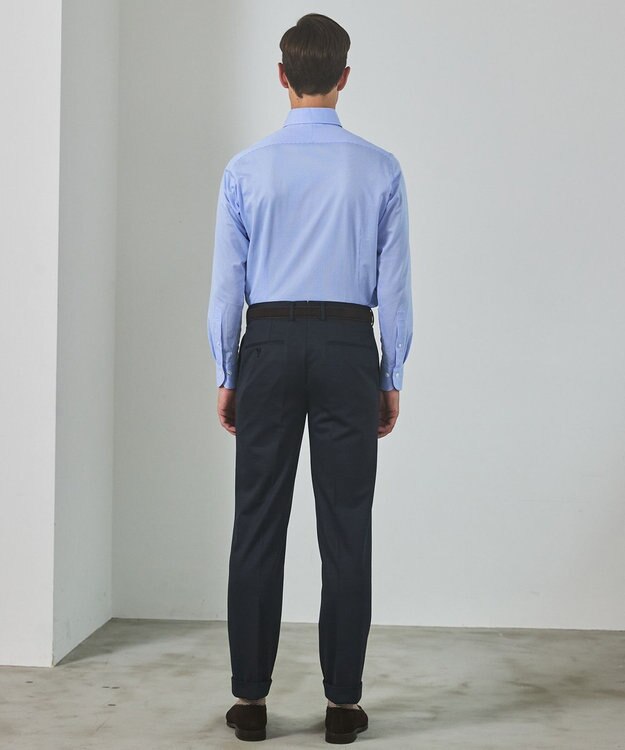 GOTAIRIKU セットアップ対応【洗える/ストレッチ/シワになりにくい】ウォッシャブルジャージー セットアップパンツ_無地（25年モデル） ネイビー系