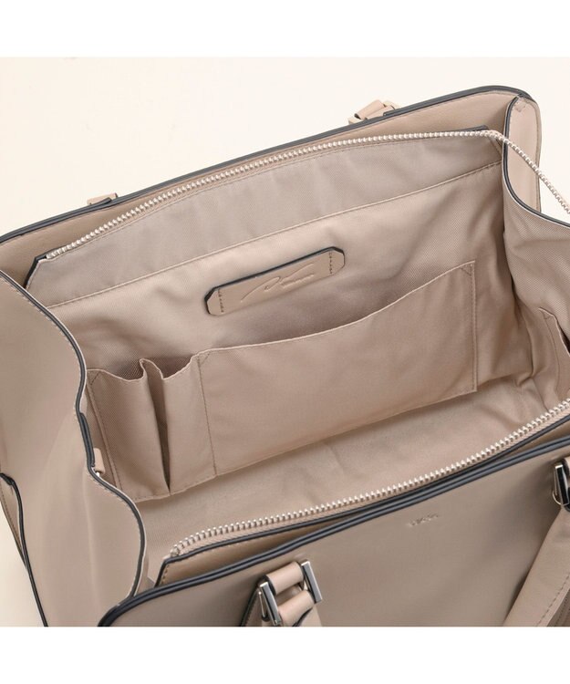 ACE BAGS & LUGGAGE W&.Day/Night マール ダブルハンドルトート A4ジャストサイズ 15301 ダブルアンドデイナイト グレージュ
