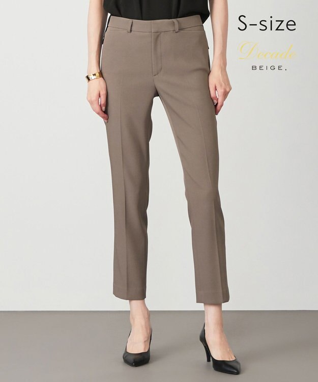 BEIGE， 【S-size】LUIZA / クロップドパンツ Mocha