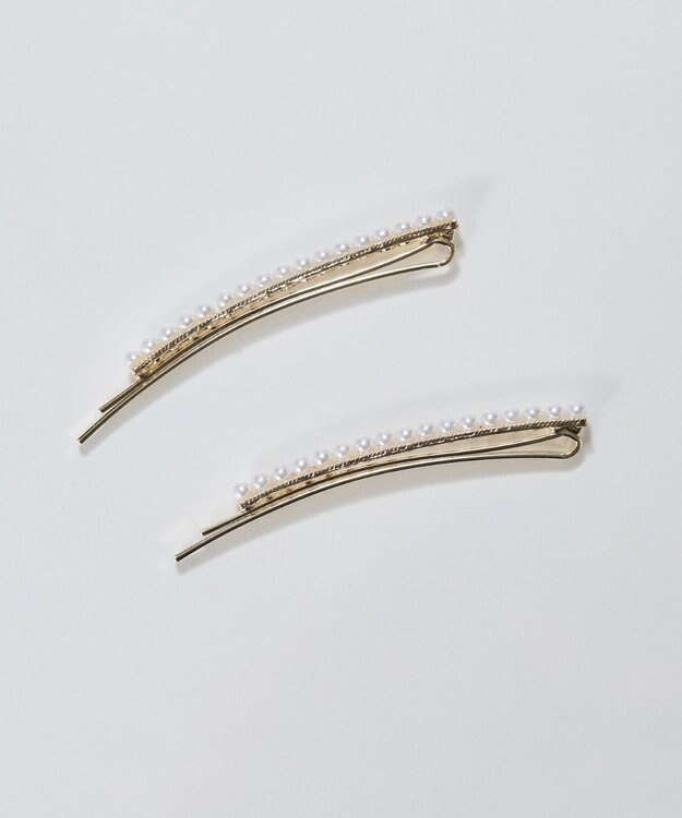 Phoebe 2setプチパールヘアピン ホワイト