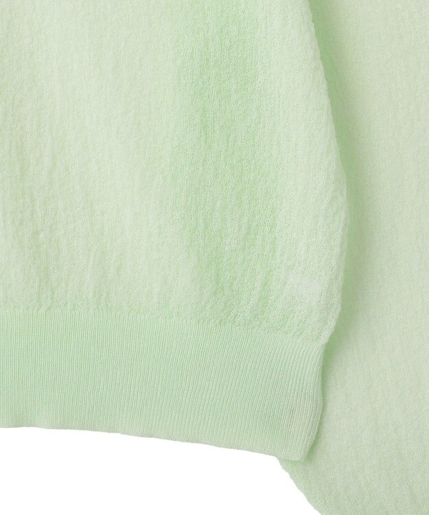 CRAFT STANDARD BOUTIQUE ジョーゼットシアーニットプルオーバー Light Green