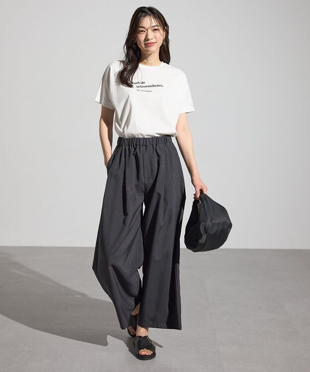 ANY エニィファンクションドルマンスリーブＴシャツ オフ(ロゴ)