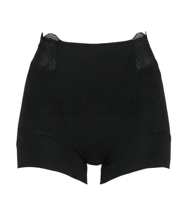 BRADELIS New York 【BRADELIS New York】綿混ヒップアップショーツ 補正下着 深履き ショーツ  ヒップアップ ブラック