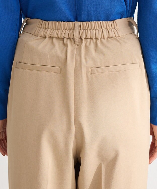 Green Parks アシメウエストタックパンツ Beige