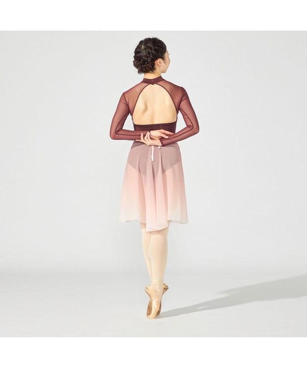 Chacott 【Nela ライン】巻きスカート ピンクグラデーション