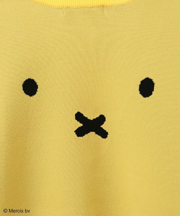 Green Parks Ｍｉｆｆｙ／フェイスジャガードニットカーディガン Yellow