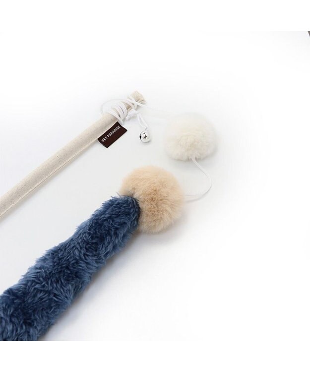 PET PARADISE 猫じゃらし しっぽ 《ブルー》 ブルー