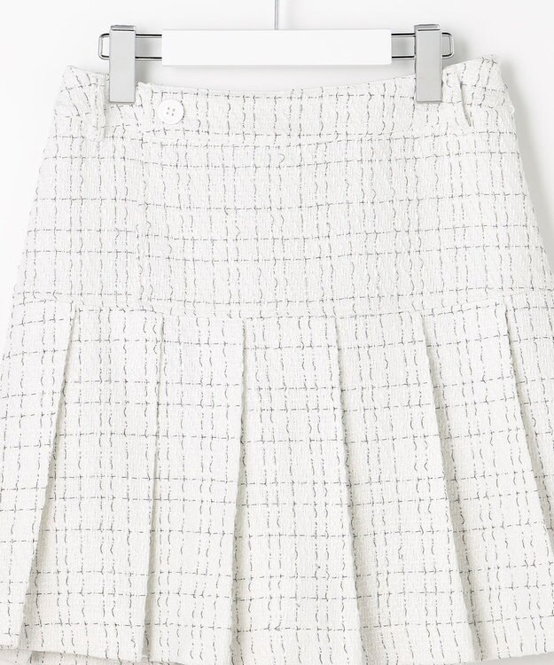 Feroux プリーツミニ スカート ホワイト系1